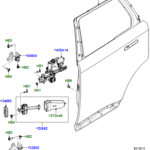 RANGE ROVER VOUGE 2024 DOOR REAR RIGHT LR159300