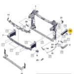 PORSCHE CAYENNE SIDE MEMBER RIGHT LOWER PAB802038-T