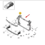PORSCHE CAYENNE 9Y0 2018- RADIATOR SUPPORT 9Y0805594