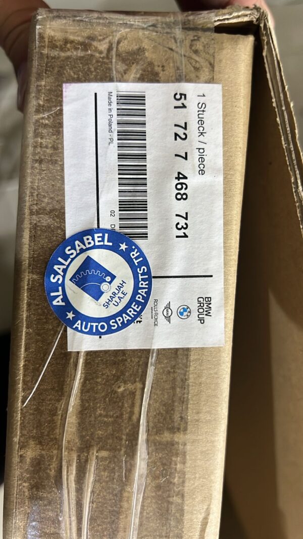 Bmw Front Door Seals 51727468731
