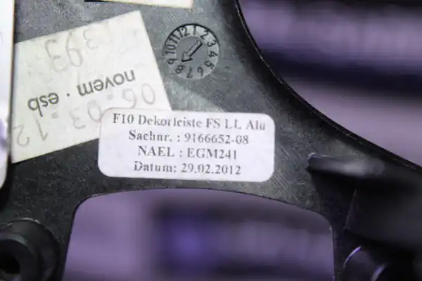 Bmw 5 Series F10 Trim Panel 51459166652