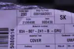 AUDI Q3 COVER FOR TOWING EYE 83A807241B GRU