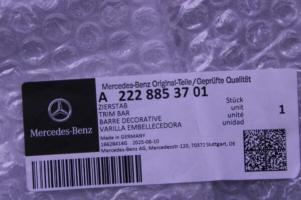 Mercedes Benz S Class Decorative Element Left Bottom 2228853701