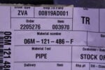 AUDI A6 COOLANT PIPE 06M121486F