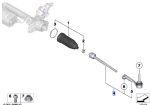 BMW X3 SERIES G01 LEFT TIE ROD 32104A01665