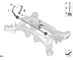 BMW X3 SERIES G45 REAR SWING SUPPORT 33505A3B6E0