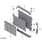 BMW X5 SERIES G05 RADIATOR 17115A44D60