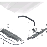 BMW 5 SERIES G60 SEAL COVER FRONT 51765A87764