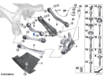 BMW X3 SERIES G45 GUIDE ARM RIGHT 33328844818