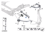 BMW X5 SERIES G05 CONTROL ARM WITH RUBBER MOUNT RIGHT 31108866772